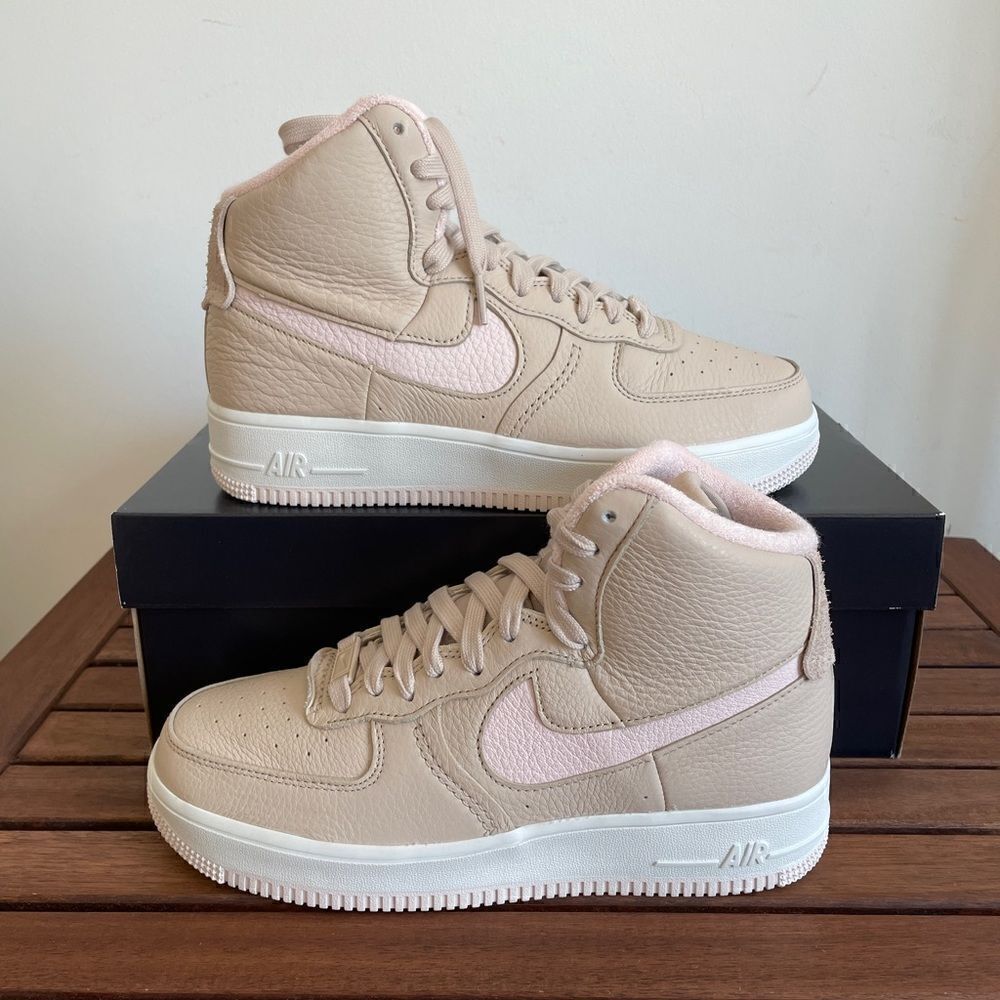 Nike Air Force 1 High Sculpt Linen Sanddrift US Women 9/UK6.5/EU40.5(DC3590-103)